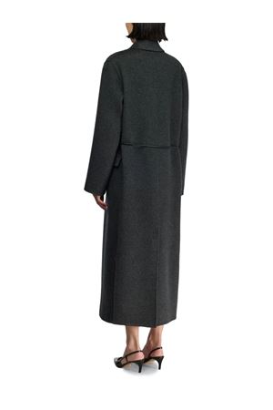 Grey double-breasted coat SEMI COUTURE | Y5WV57Y490
